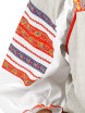 Русский народный костюм "Забава" льняной комплект бежевый сарафан и блузка XS-L фото 3 — Samovars.ru